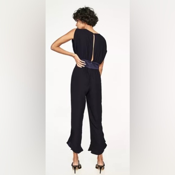 NWOT Zara black extra small jumpsuit - Picture 2 of 6